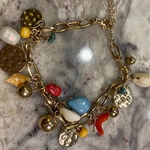 Seashell Charm Bracelet